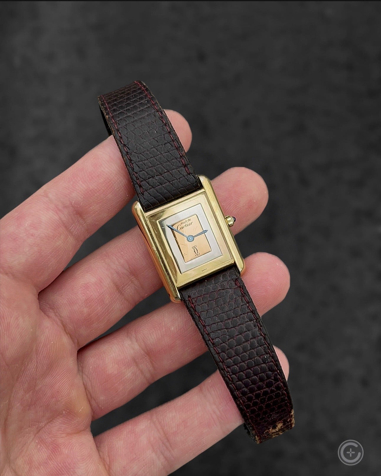 Cartier Tank w/ Trinity Dial