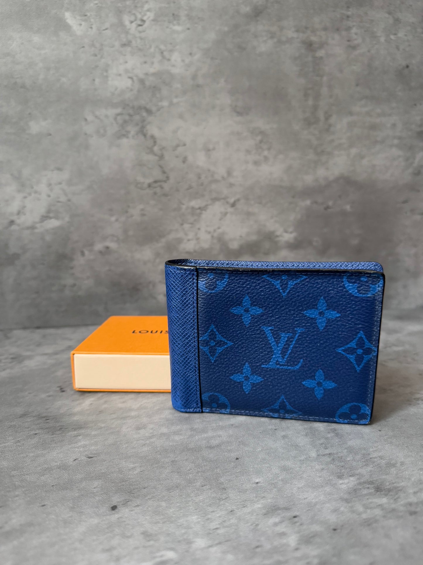 Louis Vuitton Bi-Fold Wallet Blue