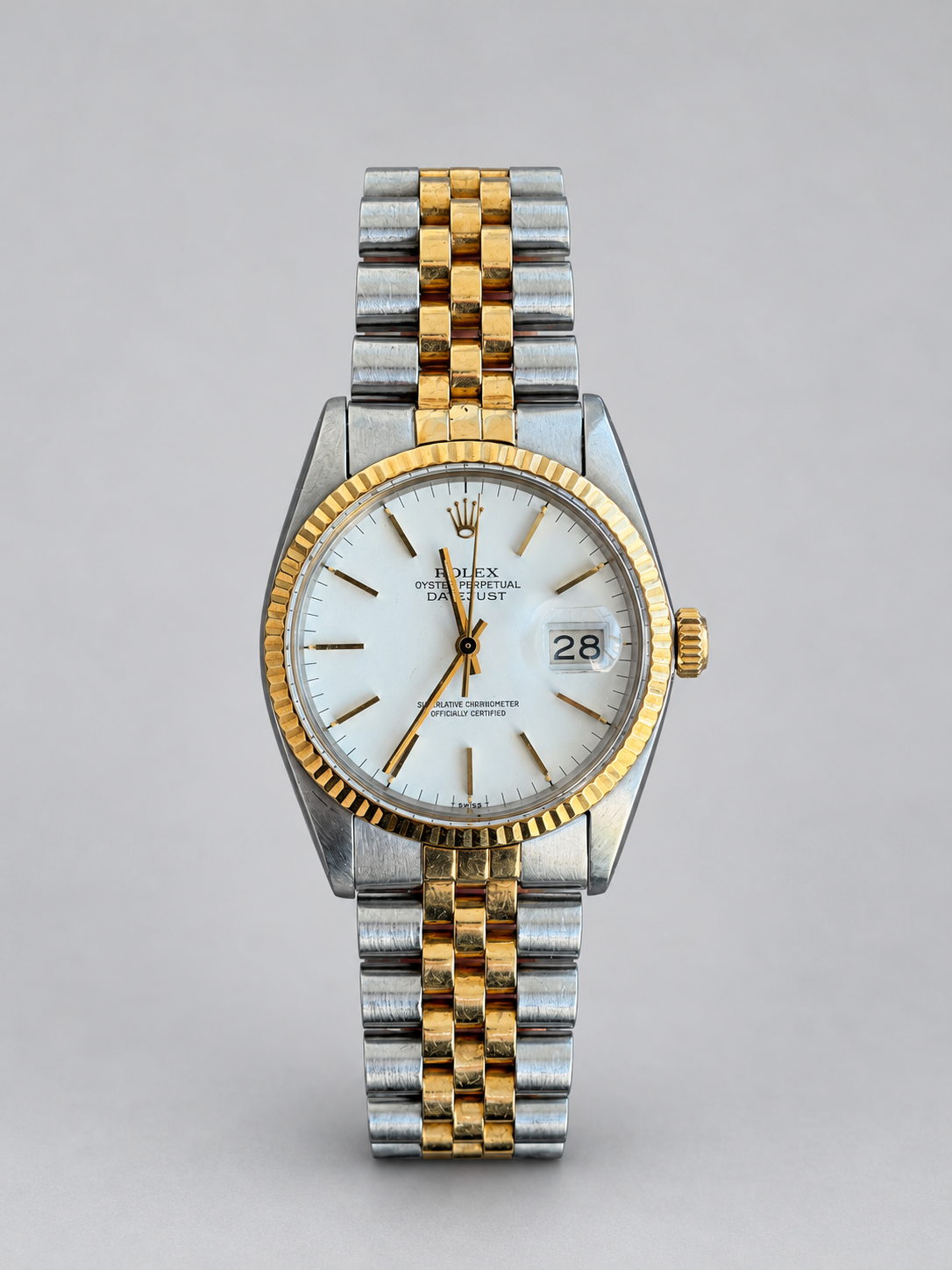 Rolex Datejust White Dial 16013