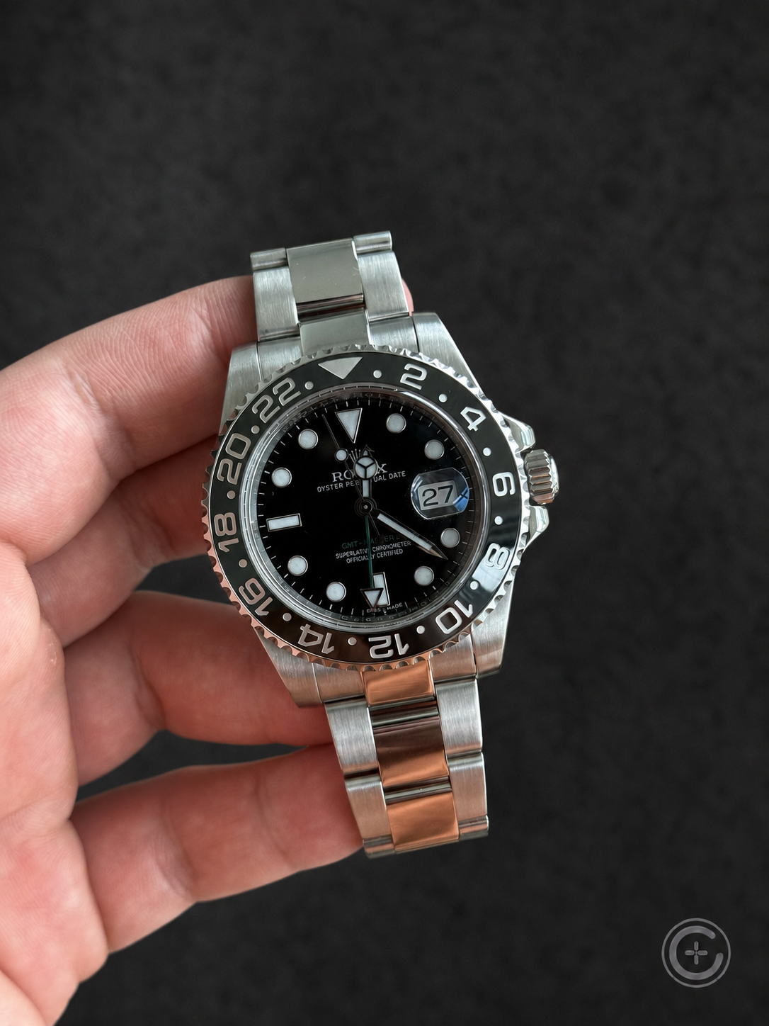 Rolex GMT-Master II reference 116710LN with black dial and bezel