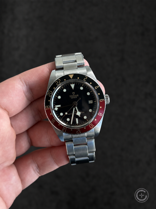 Tudor Black Bay 58 GMT Coke with black and burgundy bezel